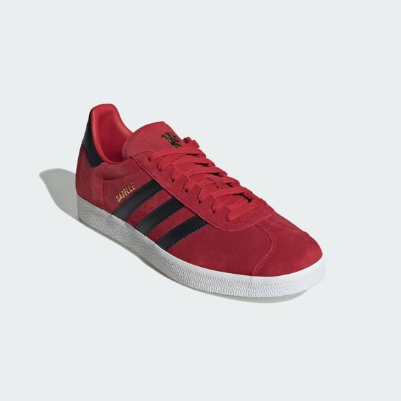 13M - [NEW] Men's Manchester United X adidas Gazelle Shoes 'Red' IE8503 - Picture 4 of 8